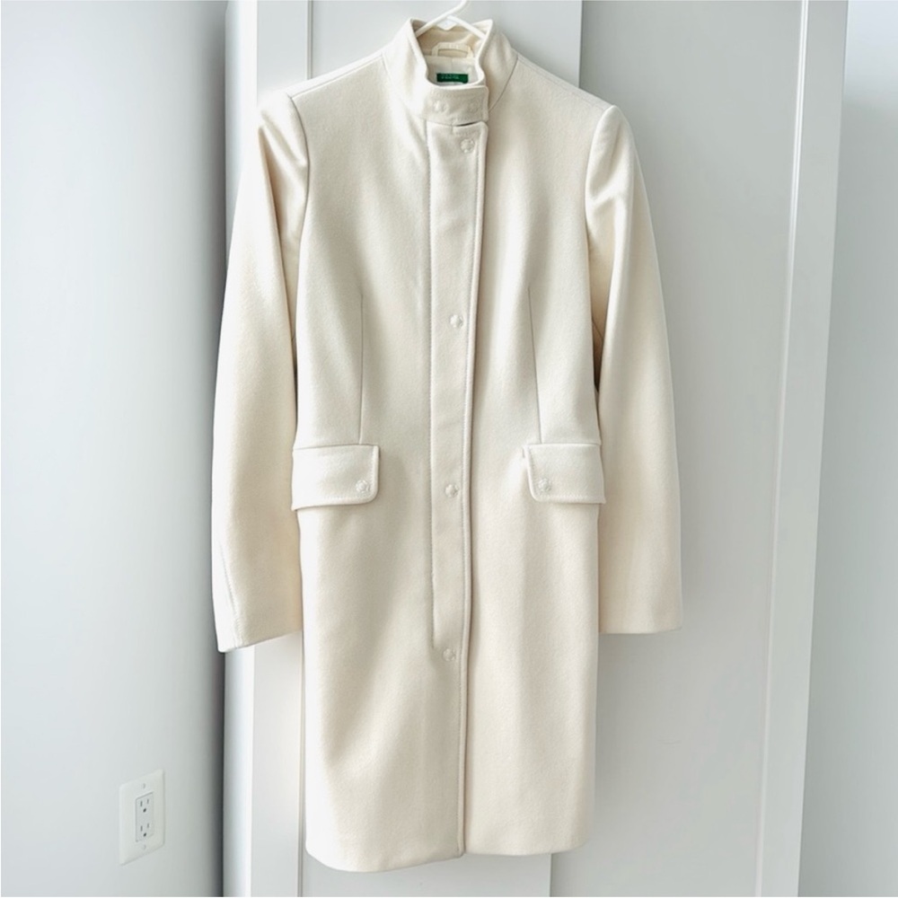 Colors of Benetton Italian White Peacoat